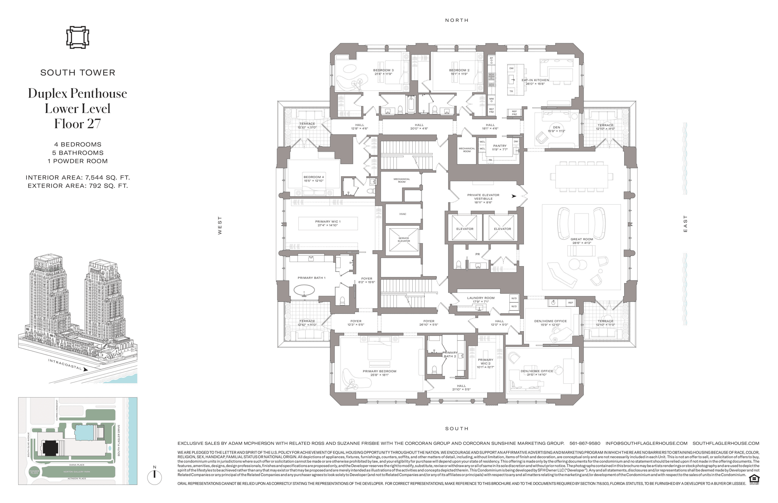 1355 S Flagler Drive South Tower Duplex Ph — photo 4