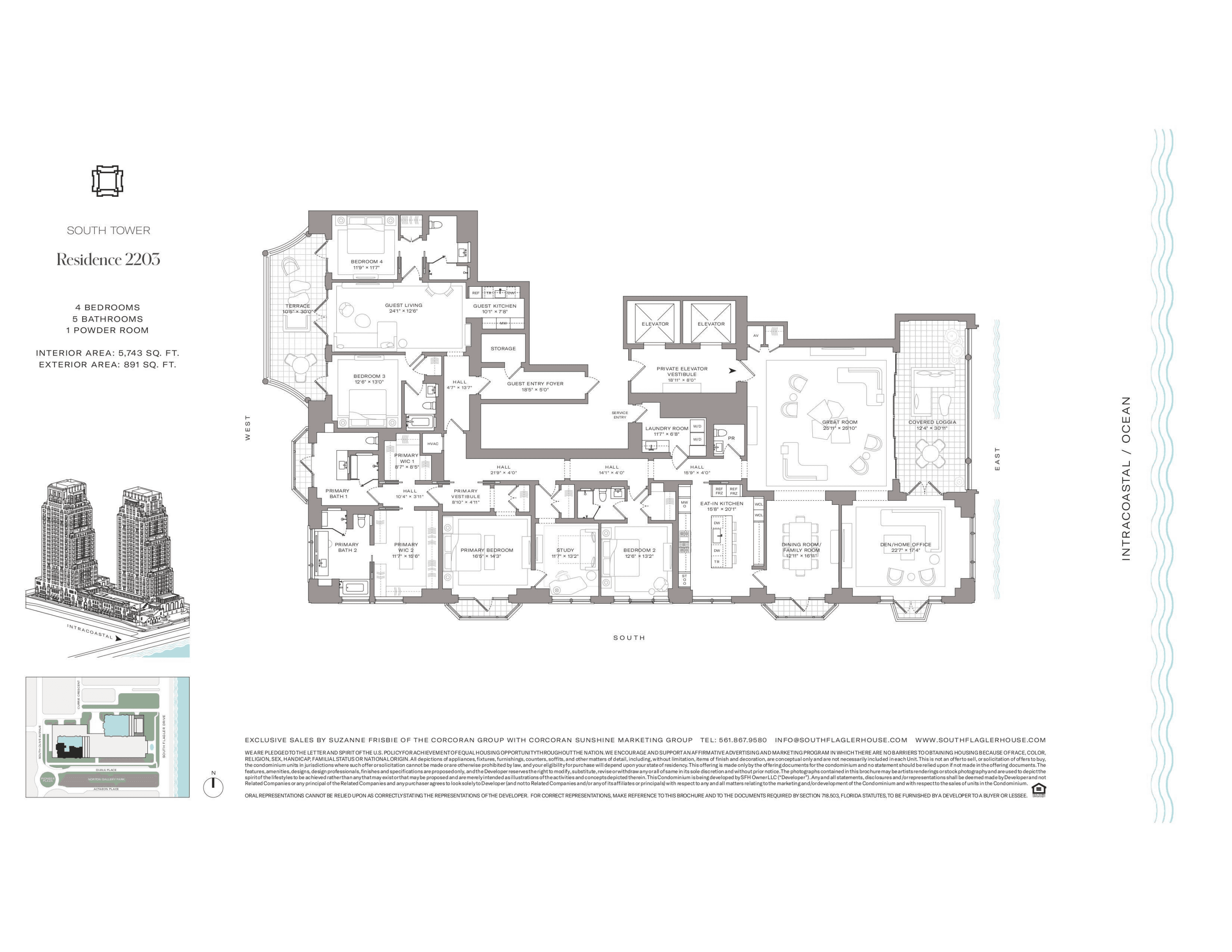 1355 S Flagler Drive 2203 — photo 4